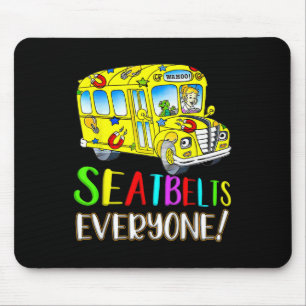 Mousepad Cintos de Segurança para Todos Diversão Motorista