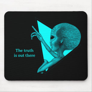Mousepad Cinza, a verdade está lá fora