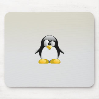 Mousepad Cinza bonito de Tux