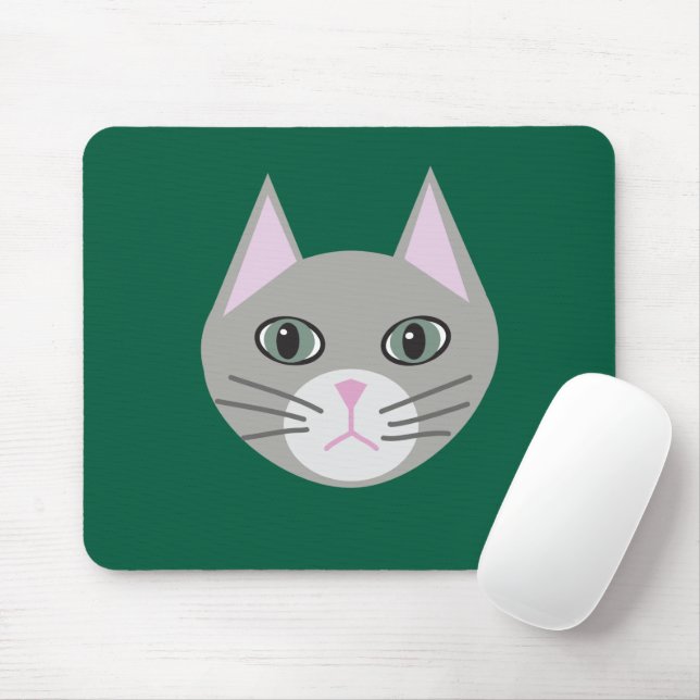 Mousepad Cinza Cat (Com mouse)