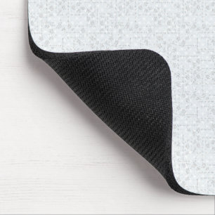 Mousepad Cinza Claro Floral Geométrico Padrão Moderno de