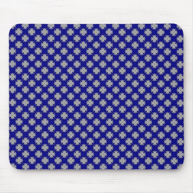 Mousepad Cinza Clover Ribbon por Kenneth Yoncich (Frente)