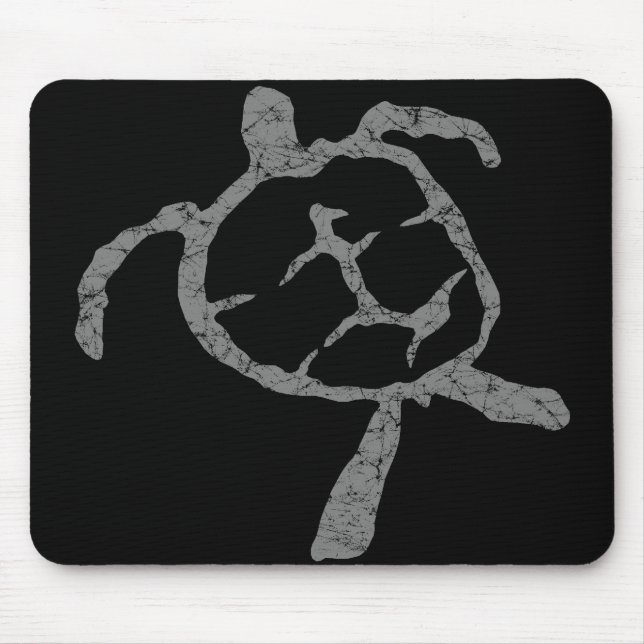 Mousepad cinza de tartaruga (Frente)
