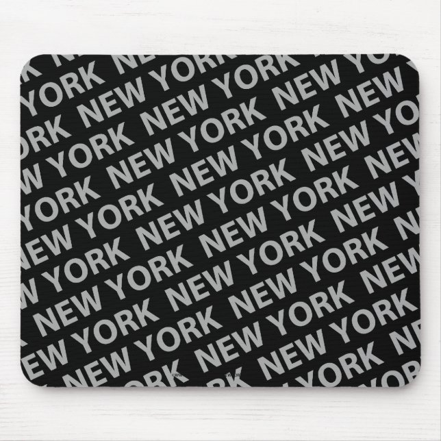 Mousepad Cinza do padrão de Nova York (Frente)