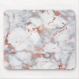 Mousepad cinza e mármore rosa