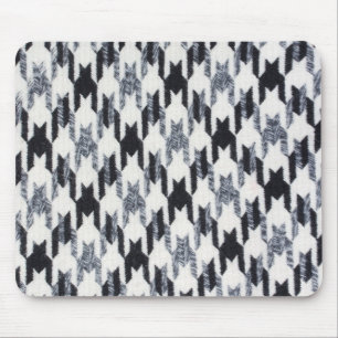 Mousepad Cinza e textura do Tecido moderno Black Houndstoot