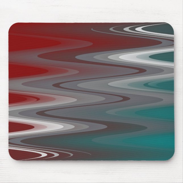 Mousepad Cinza ondas em lágrima (Frente)