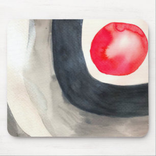Mousepad Cinza solar e arte moderna abstrato negra