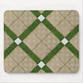 Mousepad Cinza verde diagonal cerâmico dos azulejos
