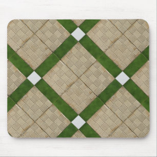 Mousepad Cinza verde diagonal cerâmico dos azulejos