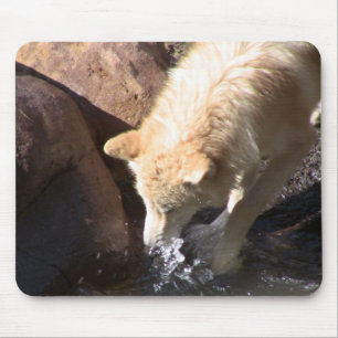 Mousepad Cinza Wolf
