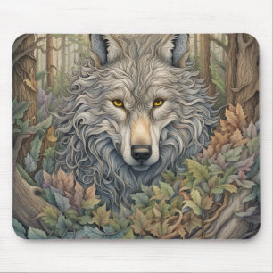 Mousepad Cinza Wolf