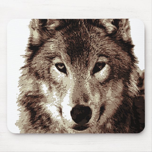 Mousepad Cinza Wolf (Frente)