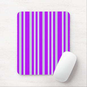 Mousepad Cinzas Cinzentas - Faixa Verde Sobre Roxo Bonito