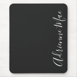 Mousepad Cinzas de carvão simplesmente elegantes personali