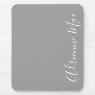 Mousepad Cinzas De Cinzas Simplesmente Elegantes Personaliz