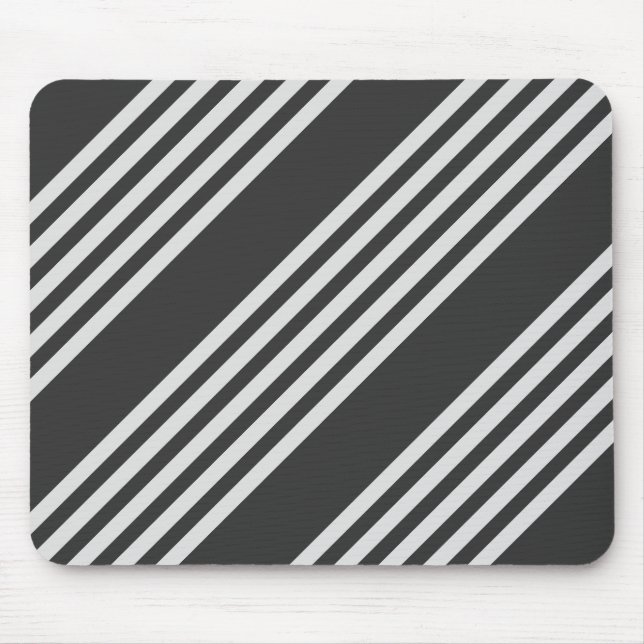 Mousepad Cinzas leves e carvão de cinco faixas (Frente)