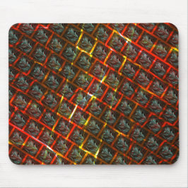 Mousepad Cinzas "olhais enquadrados", esmaltes, quadrados o