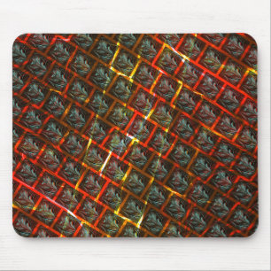 Mousepad Cinzas "olhais enquadrados", esmaltes, quadrados o