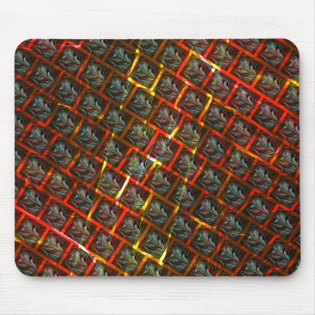 Mousepad Cinzas "olhais enquadrados", esmaltes, quadrados o (Frente)