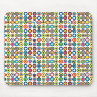 Mousepad Circles#2 Funky retro
