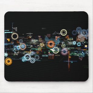 Mousepad Circuit Board - Black