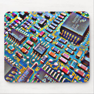 Mousepad Circuito Bonito