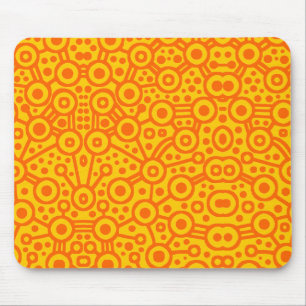 Mousepad Circuito de Alienígena II - Laranja no âmbar