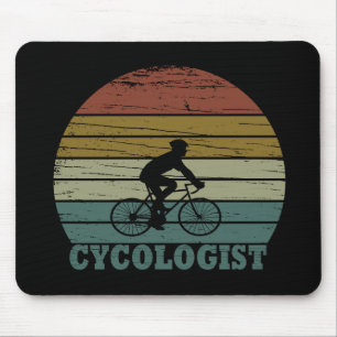 Mousepad Circuito engraçado de ciclismo do Cycologist MTB