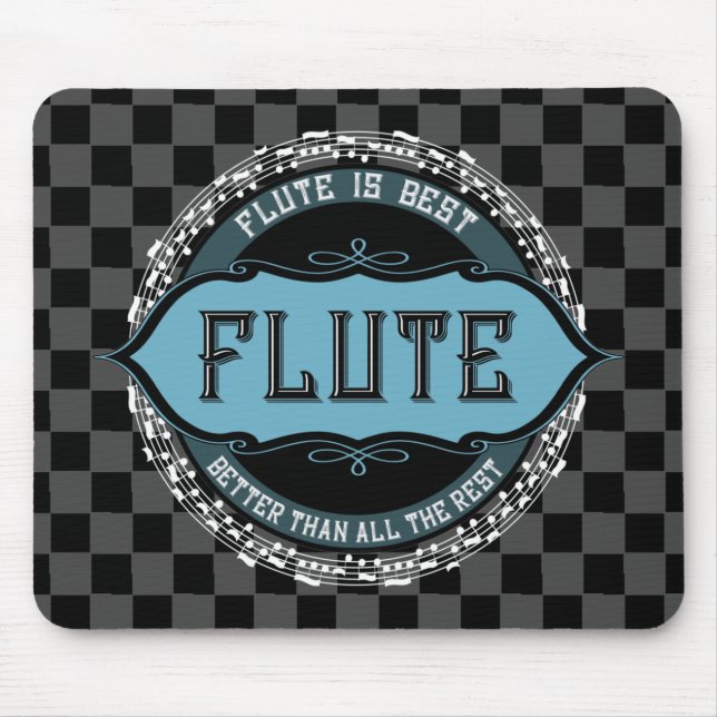 Mousepad Circuito Flute Best Music Note (Frente)