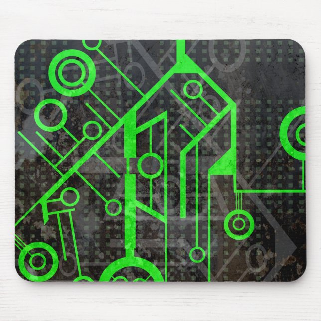 Mousepad Circuito Verde (Frente)