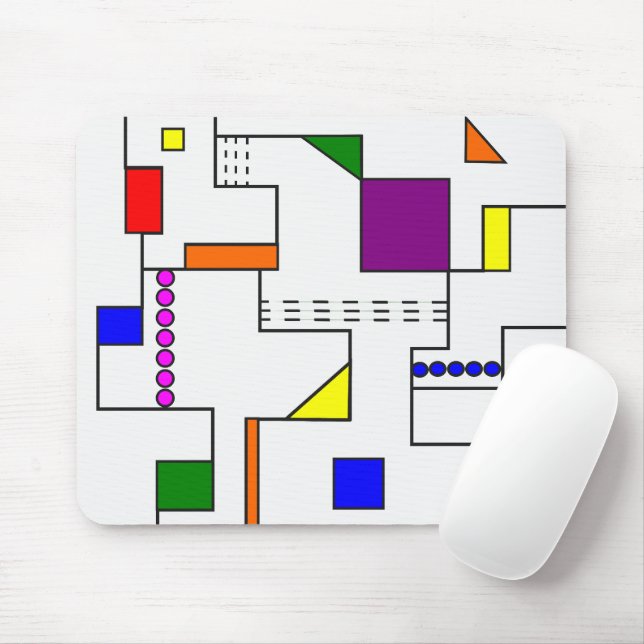 Mousepad Circuitos Bauhaus (Com mouse)