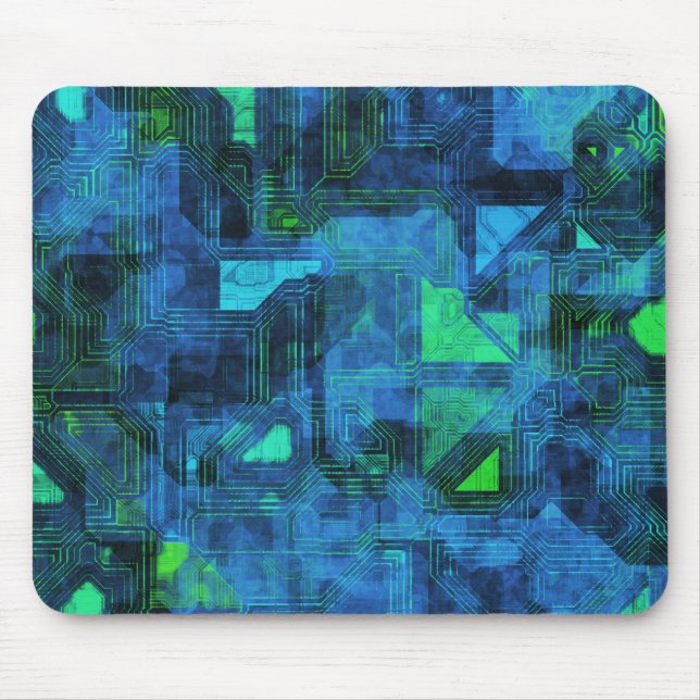 Mousepad Circuitos da alta tecnologia (Frente)