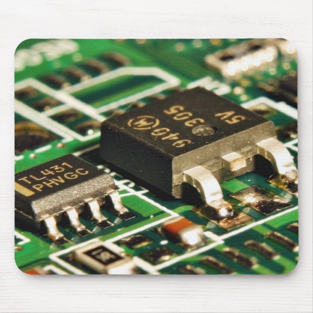 Mousepad Circuitos de microplaquetas dos computadores (Frente)