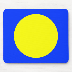 Mousepad Círculo - Amarelo e Azul