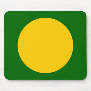 Mousepad Círculo - Âmbar com Verde de Grama Dp