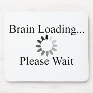 Mousepad Círculo da carga do cérebro