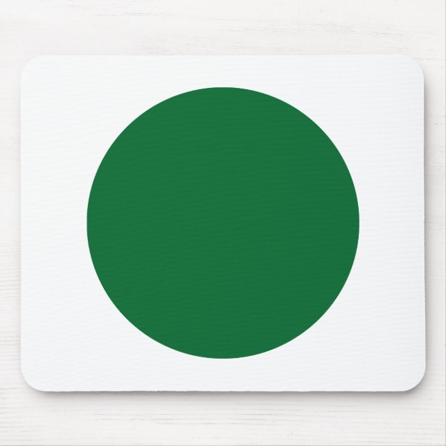 Mousepad Círculo - Floresta Verde e Branco (Frente)