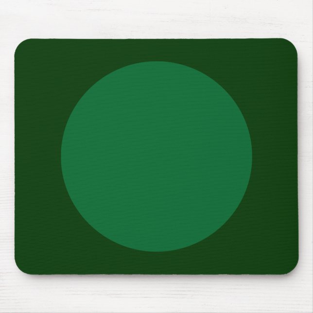 Mousepad Círculo - Floresta Verde e Verde-k (Frente)