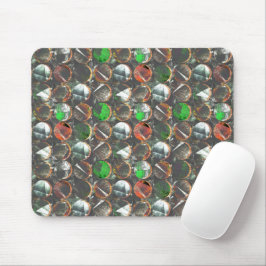 Mousepad Círculo negro de textura