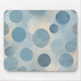 Mousepad Círculo Orgânico Azul Costeiro