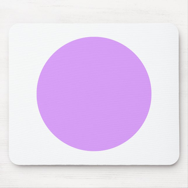 Mousepad Círculo - Páscoa Roxo em Branco (Frente)