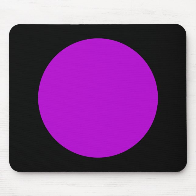 Mousepad Círculo - Roxo e Preto (Frente)