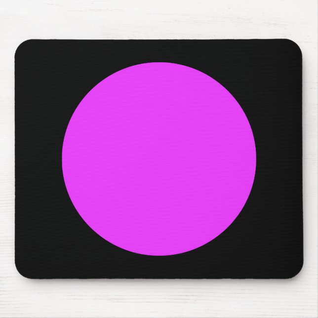 Mousepad Círculo - Roxo Neon a Preto (Frente)