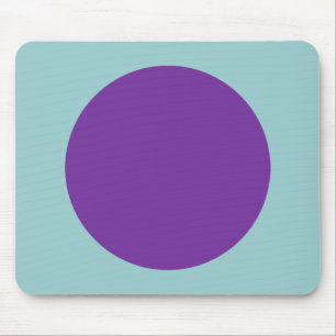 Mousepad Círculo - Uva em Verde Azul