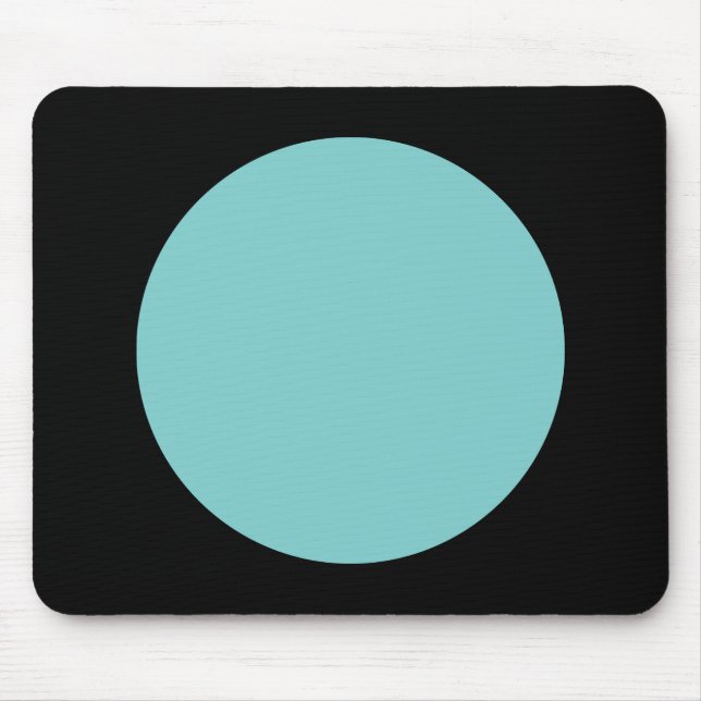 Mousepad Círculo - Verde Azul e Preto (Frente)
