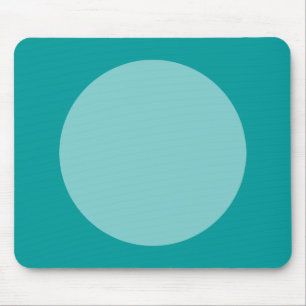 Mousepad Círculo - Verde Azul e Verde Oceano