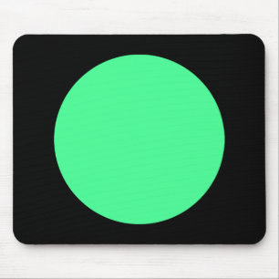 Mousepad Círculo - Verde da Casa da Moeda e Preto