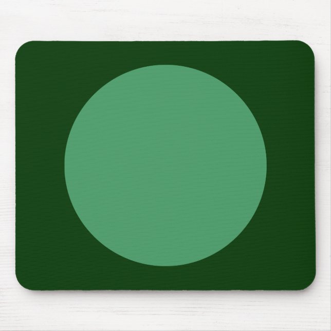 Mousepad Círculo - Verde do Exército e Verde-k (Frente)