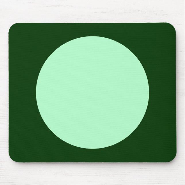 Mousepad Círculo - Verde Fantasma e Verde-k (Frente)